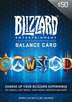 Подарочная карта Blizzard Battle.net 50 долларов США [US]