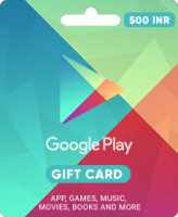 Подарочная карта Google Play 500 индийских рупий (Индия)