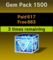 Gem Pack 1500 : Yu-Gi-Oh! Master Duel