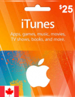 Подарочная карта iTunes 25 канадских долларов (Канада)