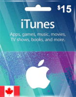 Подарочная карта iTunes 15 канадских долларов (Канада)