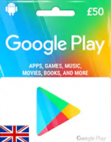 Подарочная карта Google Play 50 фунтов [UK]