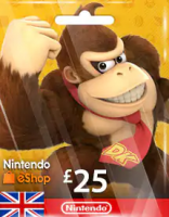 Подарочная карта Nintendo eShop 25 фунтов (UK)