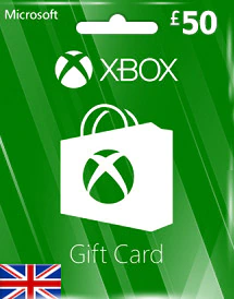Подарочная карта Xbox Live 50 фунтов [UK]