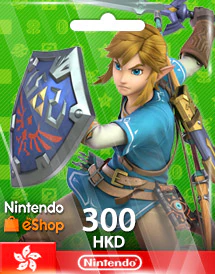 Подарочная карта Nintendo eShop 300 гонконгских долларов (Гонконг)