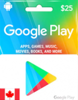 Подарочная карта Google Play 50 канадских долларов (Канада)