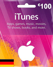 Подарочная карта iTunes 100 евро (Германия) 