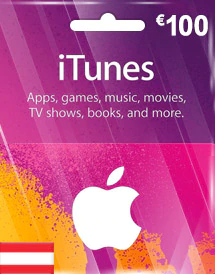 Подарочная карта iTunes 100 евро (Австрия)
