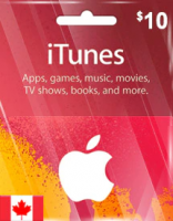 Подарочная карта iTunes 10 канадских долларов (Канада)