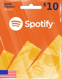 Подарочная карта Spotify 10 долларов [US]