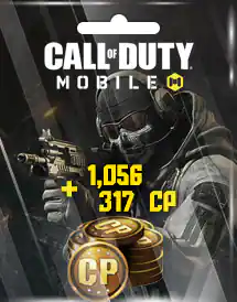 Call of Duty: Mobile CP 1056 + 317 CP Бонус (Android и IOS)