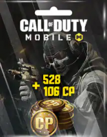 Call of Duty: Mobile CP 528 + 106 CP Бонус (Android и IOS)