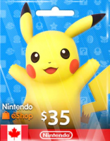 Подарочная карта Nintendo eShop 35 канадских долларов (Канада)