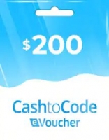 CashtoCode Voucher / CashtoCode Prepaid Card - 200 USD
