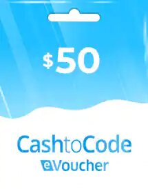 CashtoCode Voucher / CashtoCode Prepaid Card - 50 USD