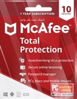 Устройство McAfee Total Protection 10 (для всех регионов и стран)