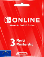 Nintendo Switch Online 3 месяца (Европейский союз)