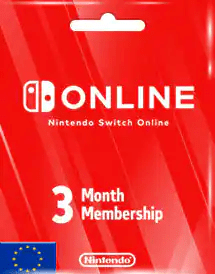Nintendo Switch Online 3 месяца (Европейский союз)