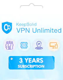 Подписка VPN Unlimited на 3 года (для всех регионов и стран)