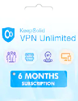 Подписка VPN Unlimited на 6 месяцев (для всех регионов и стран)