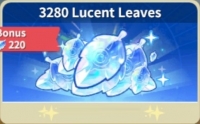 Dawnlands :  3280 lucent leaves + 220 бонус lucent leaves