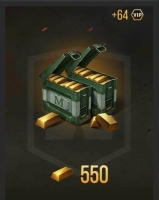 Tank Warfare: Боевая PvP-игра : 550 золота+64 VIP