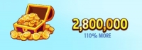 Dice Dreams : 2 800 000 coins