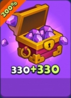 Pirate Raid:  330 кристаллов