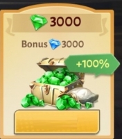 Dungeon Hunter 6 : 3000 зеленых бриллиантов + 3000 бриллиантов