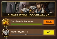 The Walking Dead Match 3 Tales  :  Growth Bundle-Player Level-Up