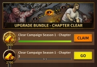 The Walking Dead Match 3 Tales  :  Upgrade Bundle-Chapter Clear