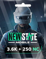 New State Mobile: 3600 + 250 Бонус NC