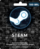 Подарочная карта Steam 100 бразильских реалов (Бразилия)