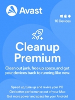 Avast Cleanup Premium (ПК, Android, Mac), 10 устройств, 2 года (для всех регионов и стран)