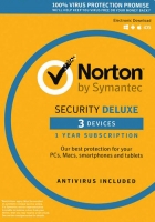 Norton Security Deluxe — 3 устройства — 1 год (для всех регионов и стран)