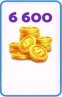 Bingo Bash: 6 600 монет