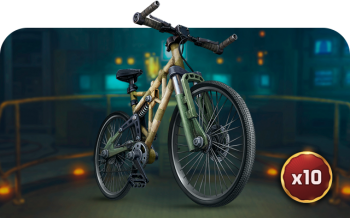 Детали велосипеда x10 (Комплектующие для велосипеда. От 1 до 4 предметов в каждом из 10 наборов.) : Dawn of Zombies: Survival