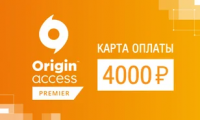 Карта оплаты EA Play Origin 4000 рублей (Россия)