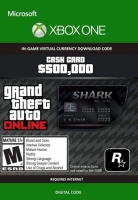 Бычья акула - 500 000 долларов GTA Online (Xbox One) XBOX LIVE (для всех регионов и стран)
