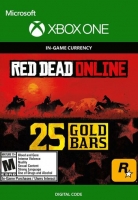 Red Dead Redemption 2 Online 25 золотых слитков (Xbox One) Xbox Live (для всех регионов и стран)
