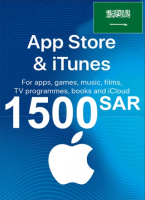 Подарочная карта iTunes 1500 саудовских риалов (Саудовская Аравия)