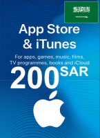 Подарочная карта iTunes 200 саудовских риалов (Саудовская Аравия)