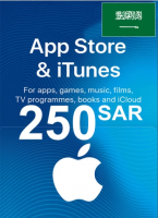 Подарочная карта iTunes 250 саудовских риалов (Саудовская Аравия)
