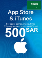 Подарочная карта iTunes 500 саудовских риалов (Саудовская Аравия)
