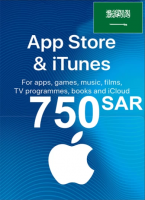 Подарочная карта iTunes 750 саудовских риалов (Саудовская Аравия)