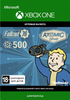  FALLOUT 76 - 500 ATOMS (ключ для Xbox One)