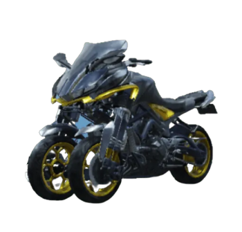 PUBG Mobile: Мотоцикл "MWT-9" (желтый)