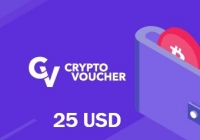 Crypto Voucher / Crypto Prepaid Card - 25 USD