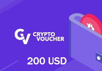 Crypto Voucher / Crypto Prepaid Card - 200 USD