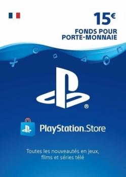 Подарочная карта PlayStation Network 15 евро (Франция)